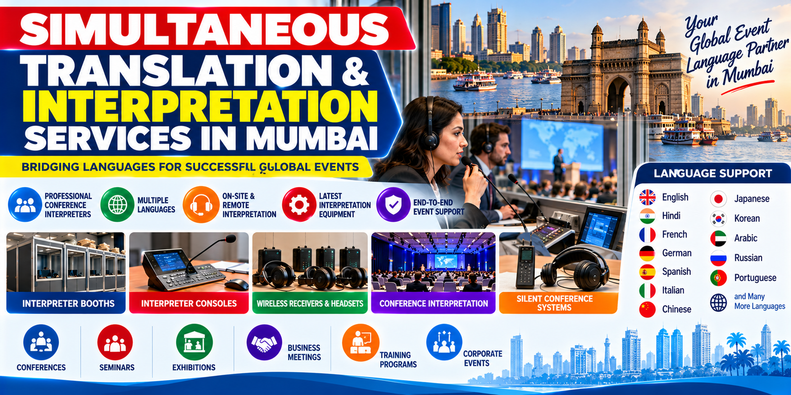 Simultaneous Translation and Interpretation Services in Mumbai